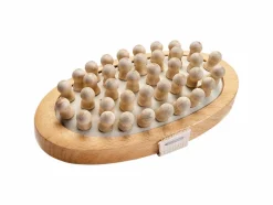 Grüne Erde Anti-Cellulite Bürste ca. 13,5 x 7 cm, Buchenholz