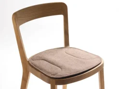 Grüne Erde Asensio Stuhlauflage, inkl. Gitterstoppmatte, 100% SSW - Filz Haselnuss