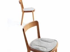 Grüne Erde Asensio Stuhlauflage, inkl. Gitterstoppmatte, 100% SSW - Filz Kiesel