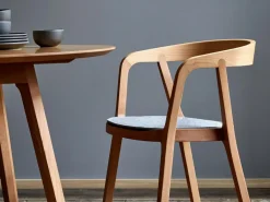 Grüne Erde Asensio Stuhlauflage, inkl. Gitterstoppmatte, 100% SSW - Filz Kiesel