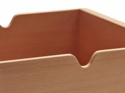 Grüne Erde Aufbewahrungsbox Vaso, B 28 x T 28 x H 6,4 cm,