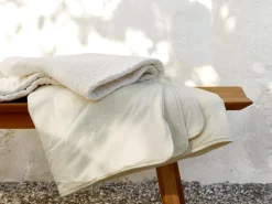 Grüne Erde Auflage Leinen/Baumwolle, 90 x 200 cm, 100 g/m2, GOTS, NATURTEXTIL-BEST