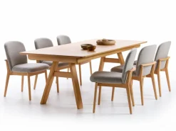 Grüne Erde Ausziehtisch Ketil, L 180/240 x B 100 cm,