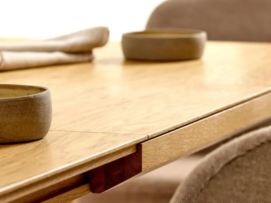 Grüne Erde Ausziehtisch Tenso, L 180/240 x B 90 cm,