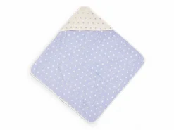 Kinder Grüne Erde Baby-Kapuzenbadetuch Pünktchen, , 80 x 80 cm, 100 % Baumwolle, GOTS