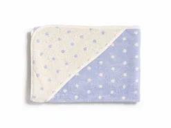 Kinder Grüne Erde Baby-Kapuzenbadetuch Pünktchen, , 80 x 80 cm, 100 % Baumwolle, GOTS