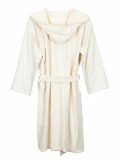 Grüne Erde Bademantel Damen, raute natur, XS/S, 100 % Baumwolle, GOTS