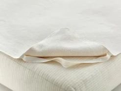 Grüne Erde Baumwoll-Flanellauflage, 70 x 160 cm, 100 % Baumwolle, GOTS, NATURTEXTIL BEST, VEGAN