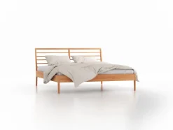 Grüne Erde Bett Almeno mit Sprossen - Betthaupt horizontal, 180 x 200,
