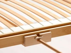 Grüne Erde Bett Jukai Pur, mit Flächenbetthaupt, inkl. integriertem Lattenrost, 180 x 200 cm,