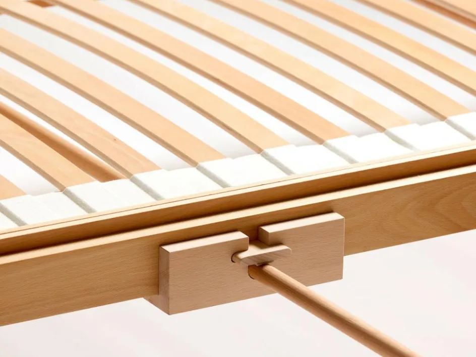 Grüne Erde Bett Jukai Pur, mit Flächenbetthaupt, inkl. integriertem Lattenrost, 180 x 200 cm,