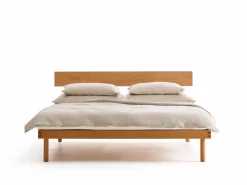 Grüne Erde Bett Jukai Pur, mit Stegbetthaupt, inkl. integriertem Lattenrost, 160 x 200 cm,