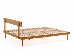 Grüne Erde Bett Jukai Pur, mit Stegbetthaupt, inkl. integriertem Lattenrost, 160 x 200 cm,