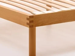 Grüne Erde Bett Jukai Pur, mit Stegbetthaupt, inkl. integriertem Lattenrost, 160 x 200 cm,