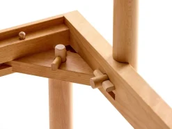 Grüne Erde Bett Jukai Pur, ohne Betthaupt mit Bettrahmenhousse, inkl. integriertem Lattenrost, 160 x 200 cm, Baumwollstoff Ondula Greige (139),