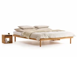 Grüne Erde Bett Jukai Pur, ohne Betthaupt, inkl. integriertem Lattenrost, 160 x 200 cm,