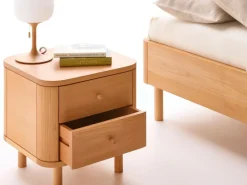 Grüne Erde Bett Tonda, 180 x 200 cm,