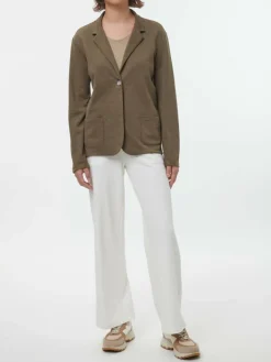 Grüne Erde Blazer aus Bio Leinen/Baumwolle, , 44, GOTS