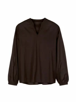 Grüne Erde Bluse aus Bio-Baumwolle, , 38, GOTS