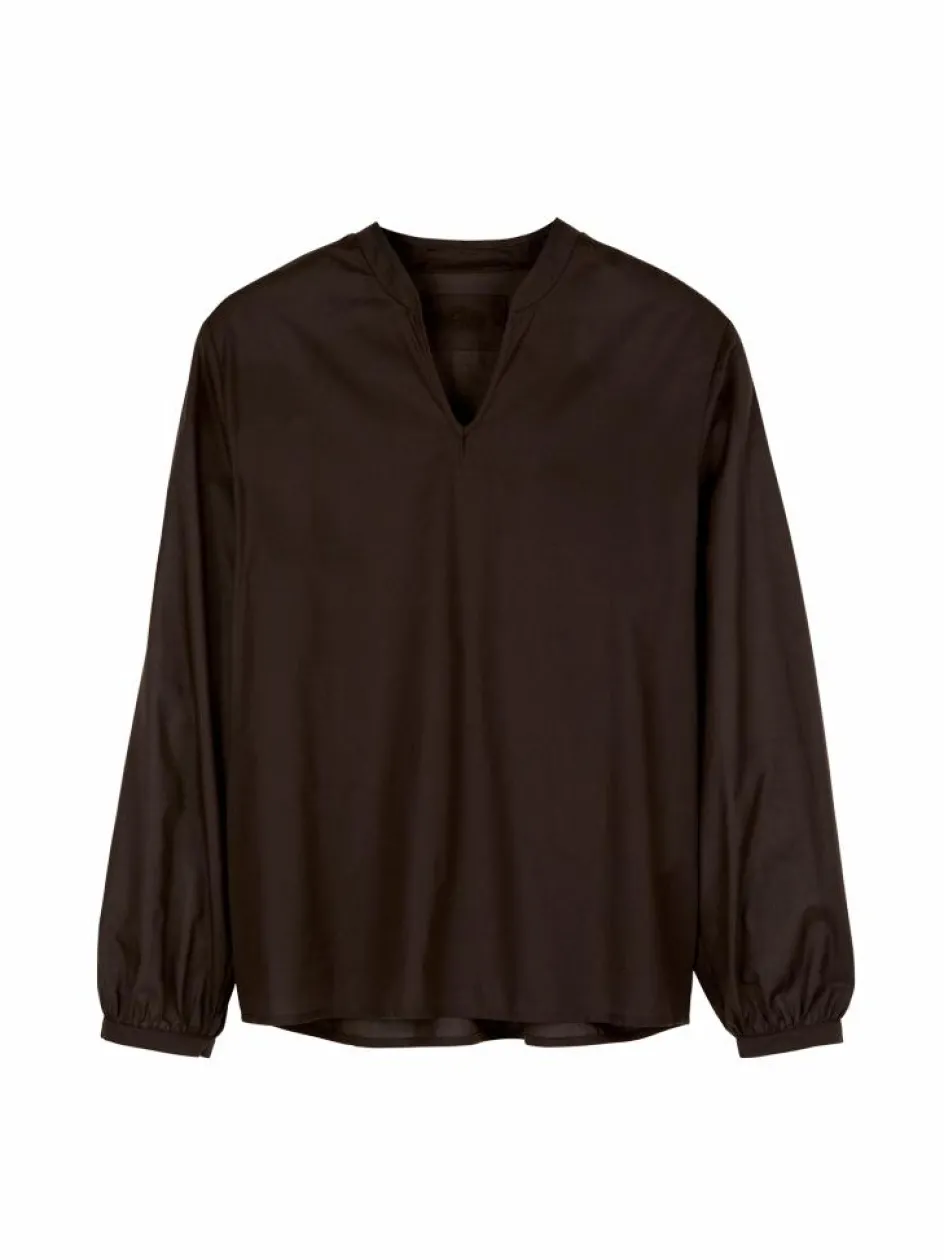 Grüne Erde Bluse aus Bio-Baumwolle, , 38, GOTS