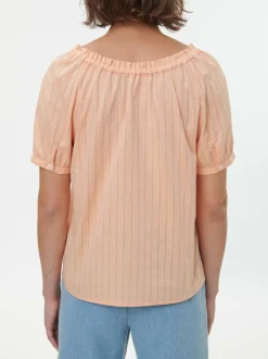 Grüne Erde Bluse aus Bio-Baumwolle, 25 peach, S, GOTS