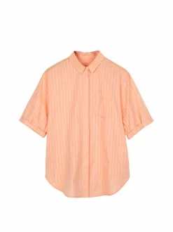 Grüne Erde Bluse aus Bio-Baumwolle, 25 peach, S, GOTS