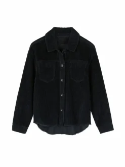 Grüne Erde Blusenjacke Cord aus Bio-Baumwolle, , 38, GOTS