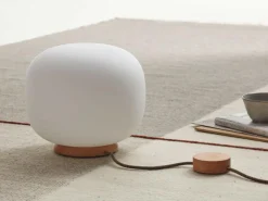 Grüne Erde Bodenleuchte Tando inkl. Leuchtmittel, Buche