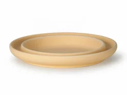 Grüne Erde Brotbackplatte aus Spezialkeramik, ø 30 cm, H 4 cm