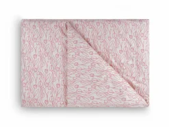 Grüne Erde Deckenüberzug CALLA, granatapfel, 140 x 200 cm, 100 % Baumwolle, Satin, GOTS