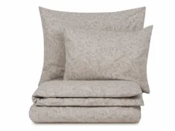 Grüne Erde Deckenüberzug CAMILLO, sand, 140 x 200 cm, 100 % Baumwolle, Jacquard, GOTS