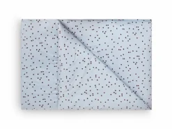 Grüne Erde Deckenüberzug ELLA Pur, hellblau/pflaume, 140 x 200 cm, 100 % Baumwolle, Satin, GOTS