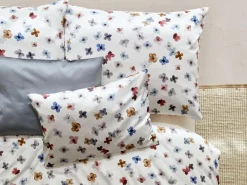 Grüne Erde Deckenüberzug ELODIE, aquarell, 140 x 200 cm, 100 % Baumwolle, Satin, GOTS