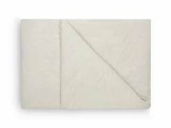 Grüne Erde Deckenüberzug FABIA Pur, stein, 140 x 200 cm, 100 % Baumwolle, Chambray, GOTS