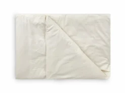 Kinder Grüne Erde Deckenüberzug ILVA, natur hell, 80 x 80 cm, 100 % Baumwolle, Flanell, GOTS