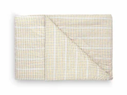 Grüne Erde Deckenüberzug JEMMA Pur, hellblau/vanillegelb, 140 x 200 cm, 100 % Baumwolle, Satin, GOTS