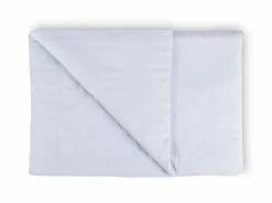 Kinder Grüne Erde Deckenüberzug MAXI, himmelblau, 80 x 80 cm, 100 % Baumwolle, Crincle, GOTS, NATURTEXTIL BEST