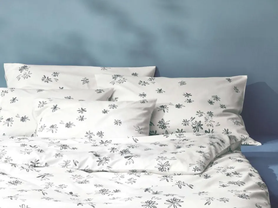 Grüne Erde Deckenüberzug NOEMI, natur, 140 x 200 cm, 100 % Baumwolle, Satin, GOTS