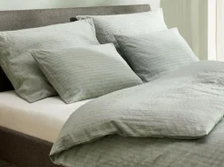 Grüne Erde Deckenüberzug ORLANDO, , 140 x 200 cm, 60 % Leinen/40 % Baumwolle, Seersucker, GOTS