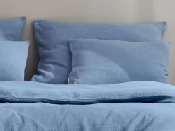 Grüne Erde Deckenüberzug VIVIEN, , 140 x 200 cm, 100 % Baumwolle, Musselin, GOTS