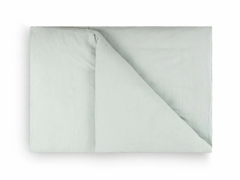 Grüne Erde Deckenüberzug VIVIEN, , 140 x 200 cm, 100 % Baumwolle, Musselin, GOTS