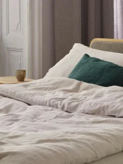 Grüne Erde Deckenüberzug VIVIEN, , 140 x 200 cm, 100 % Baumwolle, Musselin, GOTS