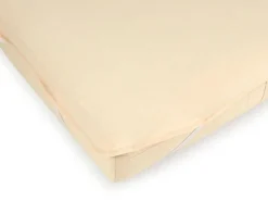 Grüne Erde Doppelstrickauflage 90x200 cm, 100% Baumwolle, mit eingenähten Gummibändern