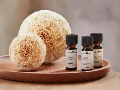 Grüne Erde Duftkugel Lindenholz, 8 cm