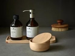 Grüne Erde Edelstahl Pumpspender für Shampoo und Duschgel