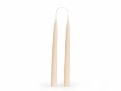 Grüne Erde 2er-Set Spitzkerzen aus Rapswachs, H 25 cm, ø 2,2 cm