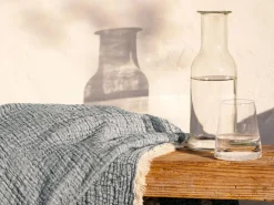 Grüne Erde 6er-Set Wasser- & Saftglas Blume des Lebens, H 10 cm, ø 8,5 cm, 380 ml