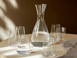 Grüne Erde 6er-Set Wasser- & Saftglas Blume des Lebens, H 10 cm, ø 8,5 cm, 380 ml