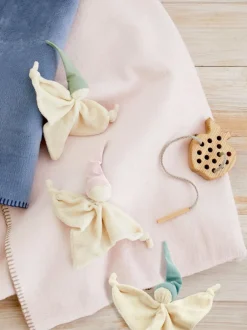 Grüne Erde Fädelspiel Apfel, Eschenholz, 12 x 10 cm, Schnur 70 cm