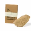 Grüne Erde Flachs-Massagehandschuh ca. 23 x 12 cm